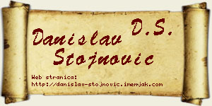 Danislav Stojnović vizit kartica
